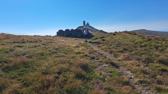 Foto von Anna Wilding entlang der Tour