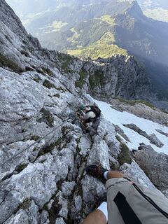 Photo de Josef Schachl le long du parcours