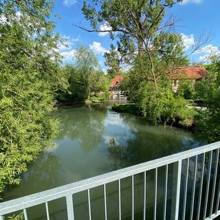 Blick zur Lohmühle nahe Nägelstedt