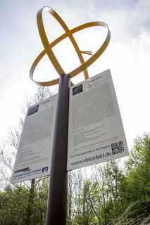 Erde &amp; Mond Planetenwanderweg Brüggen