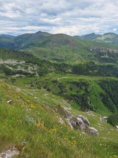 Foto von Dagmar Hofer entlang der Tour