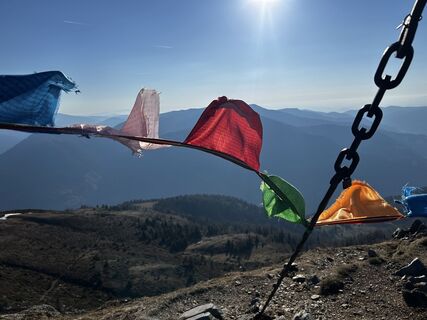 Foto van Lukas Unterguggenberger langs de tour