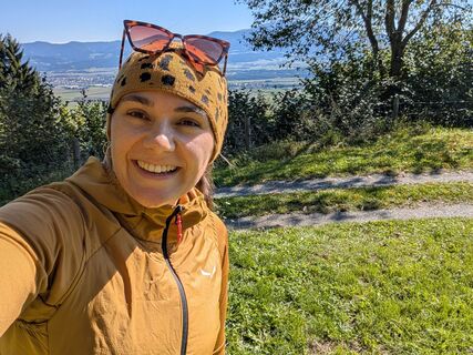 Photo de Anna Bärnthaler le long du parcours