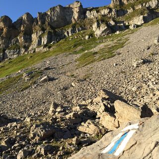 Steiniger Aufstieg zum Plateau