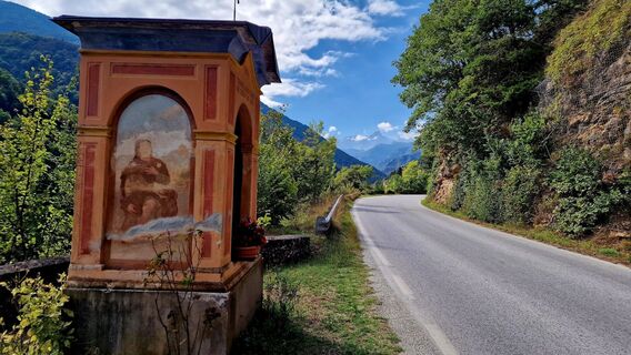 Foto de Fabrizi Mellano a lo largo del recorrido