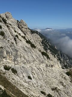 Photo de Agnese Martinelli le long du parcours
