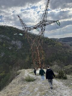 Foto von Janka Szakácsi entlang der Tour