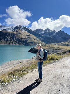 Foto de Felix Gschossmann a lo largo del recorrido
