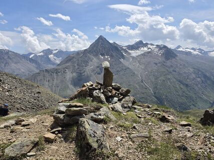 Foto von Gudrun Lippert entlang der Tour