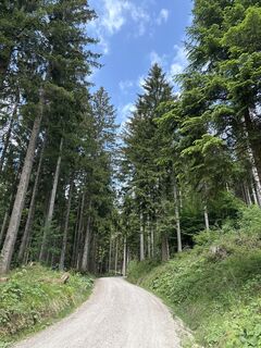 Foto von Heinz Sperl entlang der Tour
