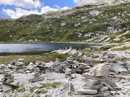 Photo de Marilena Locatelli le long du parcours