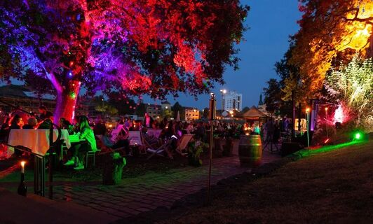 Abend auf im Saarlouiser Inselgarten
