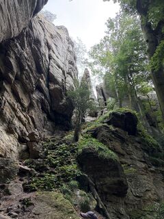 Foto von Nicole Versporten entlang der Tour