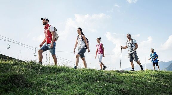 Familienwandern in Egg-Schetteregg