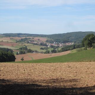Schöne Aussicht auf Steinbach/Glan