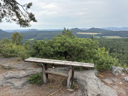 Foto von Andreas entlang der Tour