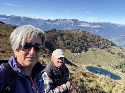 Foto de Petra Delkot a lo largo del recorrido