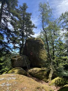 Foto von Friedrich Schlager entlang der Tour