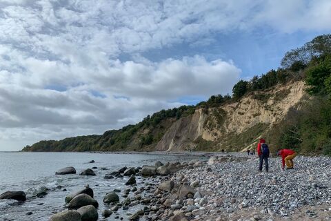 Am Strand zwischen Kap Arkona und Vitt