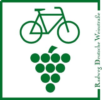 Radwegelogo Deutsche Weinstraße