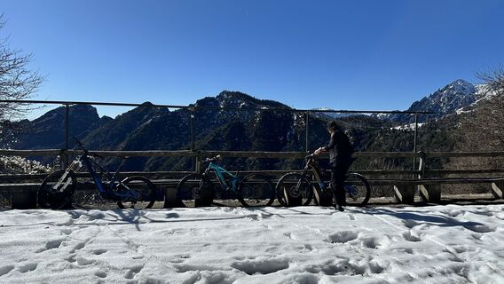 Foto von Dr. Natascha Binder entlang der Tour