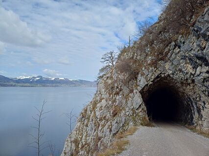 Foto von Renate Sighartner entlang der Tour