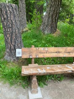 Station beim Bänkli bei Fex Vaüglia.