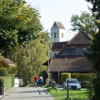 Kirche Amsoldingen - Gürbe-Sense Etappe 1