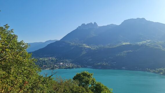 Foto von Amandine Carli entlang der Tour