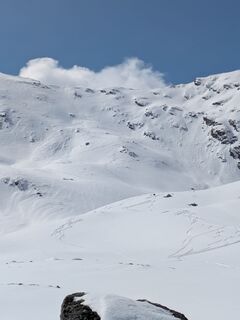 Photo de Gustav Kichler le long du parcours