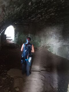 Photo de Monika Korsitzke le long du parcours