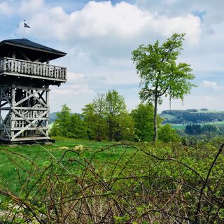 Aussichtsturm am Ringwallweg Schwalenburg