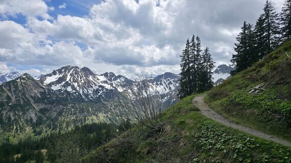 Foto von Yvonne Karcher entlang der Tour