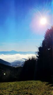 Foto von Elisabeth Rossa entlang der Tour