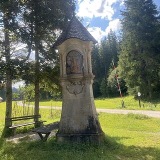 Photo de Nicole Muck le long du parcours