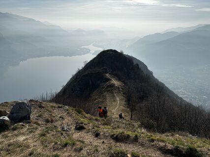 Foto de Angelo Austoni a lo largo del recorrido