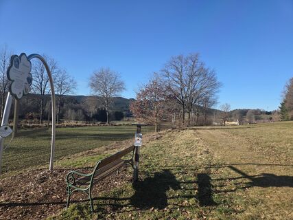 Photo de Marianna Glarcher le long du parcours