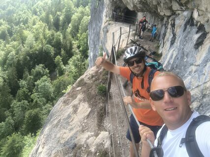 Photo de David Hincziza le long du parcours