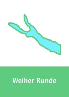 Wegezeichen Weiher Runde