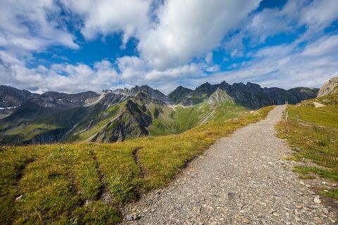 Die Wege auf diesem Trail sind breit und gut unterhalten