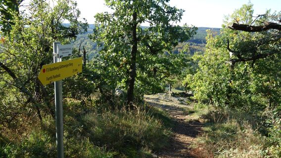 am "St.Georg" Weg hoch