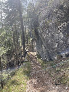 Photo de Klaus Braun le long du parcours