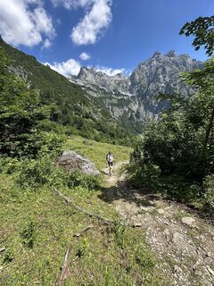 Photo de Ines Köhler le long du parcours