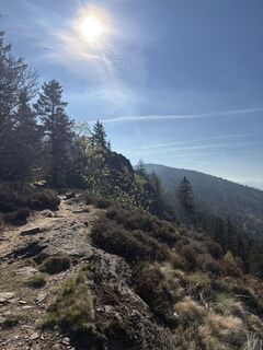 Fotografia z Egon Dullinger na trase