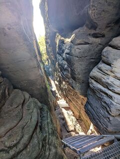Photo de Max Habich le long du parcours