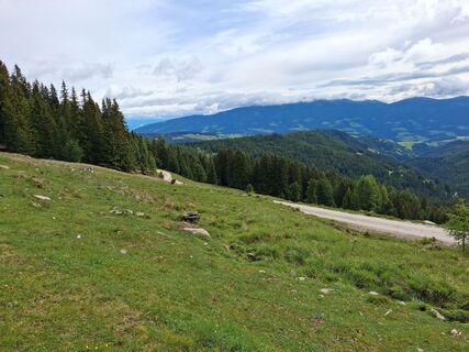 Photo de Helmut Korol le long du parcours