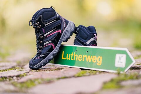 Lutherweg Sachsen - Ausschilderung des Pilgerweges