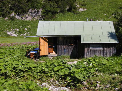 Hütte am Seealpsee