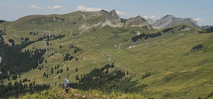 Foto von Sally Kundert entlang der Tour