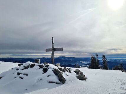 Foto van Eva Berdau langs de tour
